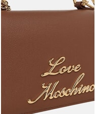 LOVE MOSCHINO PADLOCK Sac &agrave; main avec bandouli&egrave;re noix - Sacs pour Femme - 4