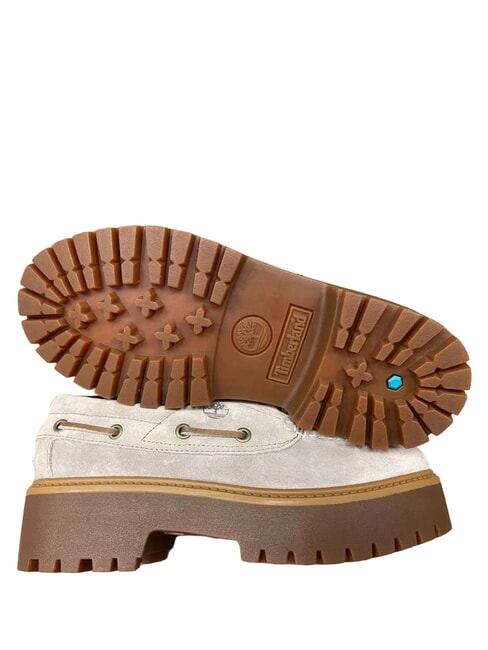 STONE STREET chaussures en cuir violet clair - Chaussures Femme