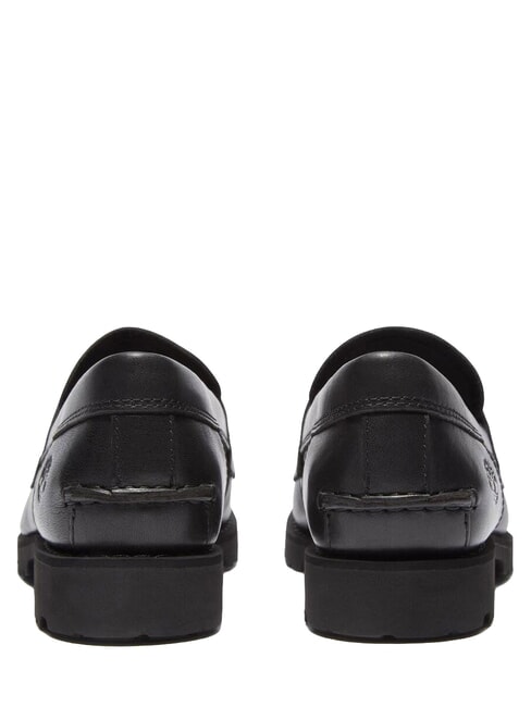 NOREEN mocassins en cuir noir pleine fleur - Chaussures Femme