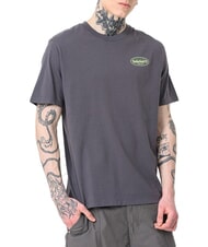 TIMBERLAND GAS STATION T-shirt &agrave; manches courtes, pur coton perle noircie - T-shirt - 3