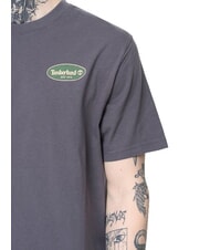 TIMBERLAND GAS STATION T-shirt &agrave; manches courtes, pur coton perle noircie - T-shirt - 5