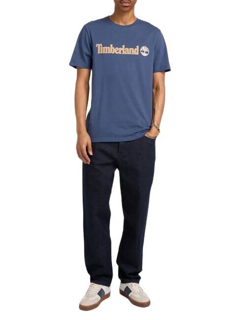 KENNEBEC RIVER LINEAR LOGO T-shirt en cotton oc&eacute;an - T-shirt