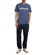TIMBERLAND KENNEBEC RIVER LINEAR LOGO T-shirt en cotton oc&eacute;an - T-shirt - 3