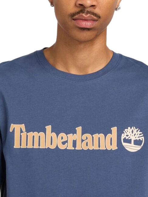 KENNEBEC RIVER LINEAR LOGO T-shirt en cotton oc&eacute;an - T-shirt