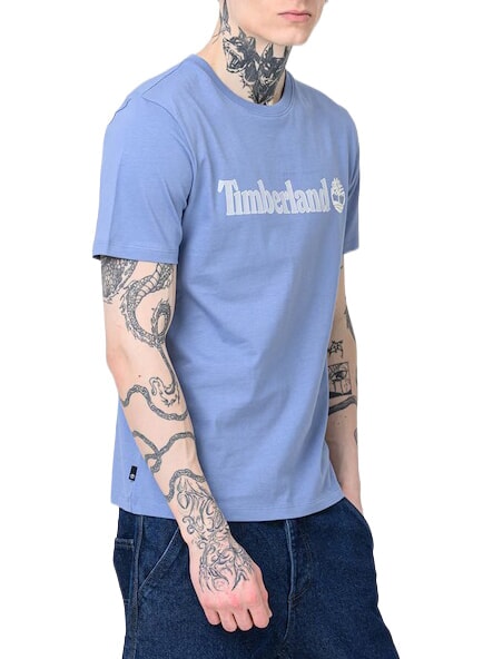 KENNEBEC RIVER LINEAR LOGO T-shirt en cotton bleu moyen - T-shirt