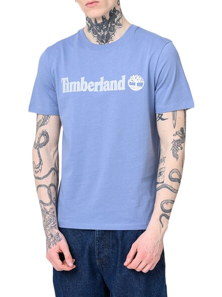 KENNEBEC RIVER LINEAR LOGO T-shirt en cotton bleu moyen - T-shirt