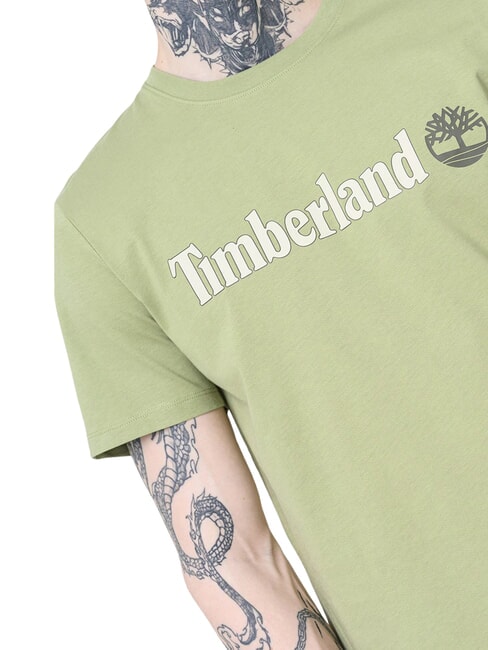 KENNEBEC RIVER LINEAR LOGO T-shirt en cotton vert clair - T-shirt