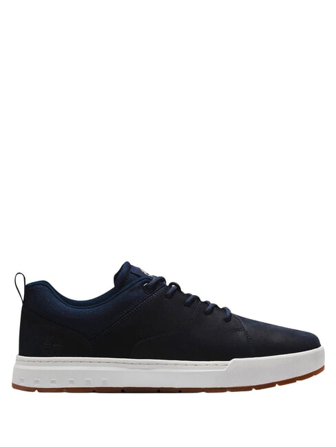 MAPLE GROVE Baskets en cuir marine - Chaussures Homme