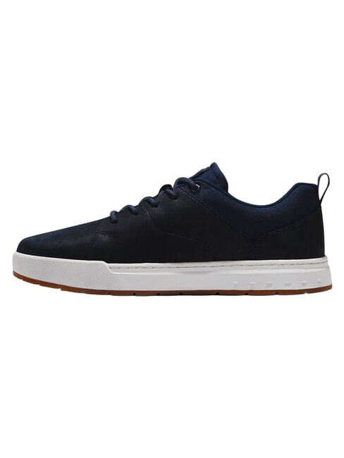 MAPLE GROVE Baskets en cuir marine - Chaussures Homme