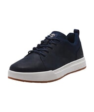 TIMBERLAND MAPLE GROVE Baskets en cuir marine - Chaussures Homme - 8