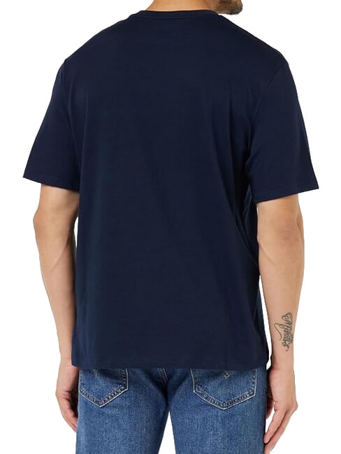 TIER3 T-shirt en pur coton saphir noir - T-shirt
