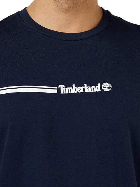 TIER3 T-shirt en pur coton saphir noir - T-shirt