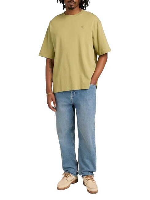 DUNSTAN RIVER T-shirt en coton vert clair - T-shirt
