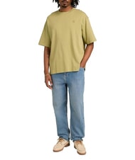 TIMBERLAND DUNSTAN RIVER T-shirt en coton vert clair - T-shirt - 3