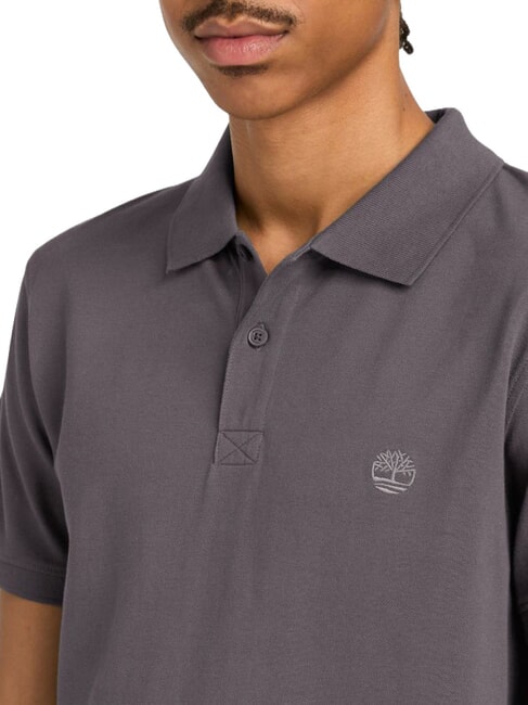 MILLERS RIVER polo &agrave; manches courtes perle noircie - chemise polo
