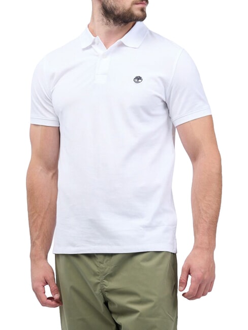 MILLERS RIVER polo &agrave; manches courtes blanc - chemise polo