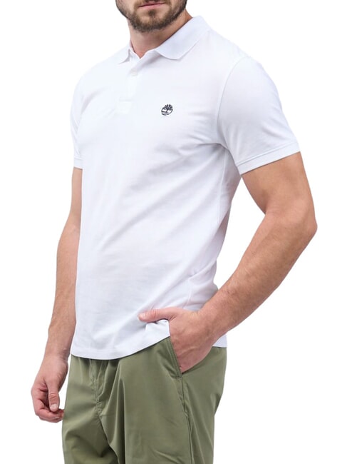 MILLERS RIVER polo &agrave; manches courtes blanc - chemise polo