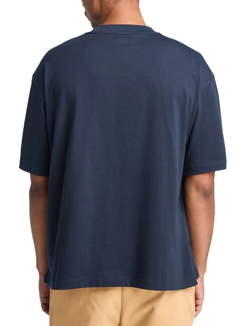 DUNSTAN RIVER T-shirt en coton saphir noir - T-shirt