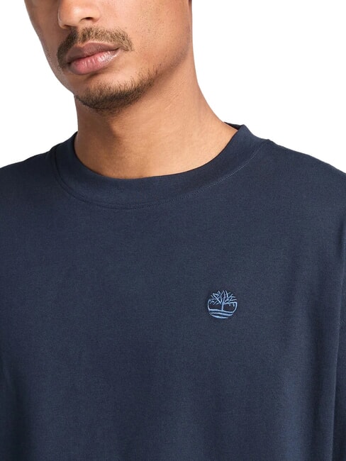 DUNSTAN RIVER T-shirt en coton saphir noir - T-shirt