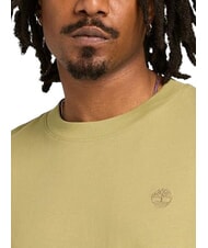 TIMBERLAND DUNSTAN RIVER T-shirt en coton vert clair - T-shirt - 4