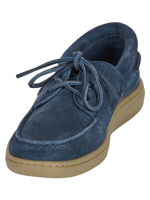 PORTOFINO mocassin en cuir daim bleu marine - Chaussures Homme