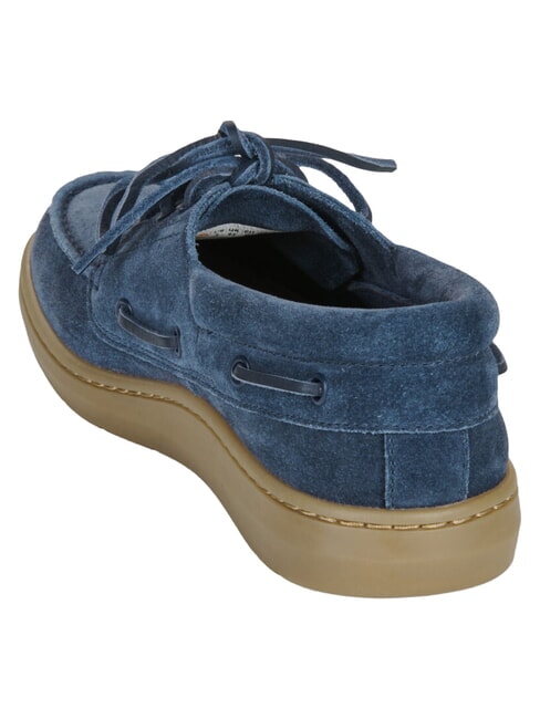 PORTOFINO mocassin en cuir daim bleu marine - Chaussures Homme