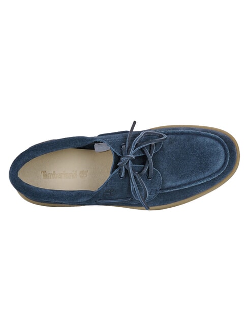 PORTOFINO mocassin en cuir daim bleu marine - Chaussures Homme