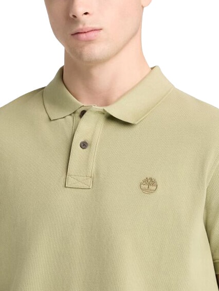 MILLERS RIVER polo en coton vert clair - chemise polo