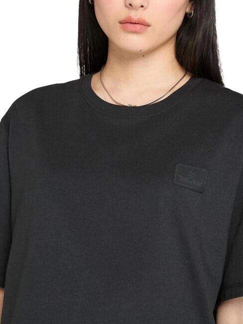 SILICON BADGE T-shirt en coton, manches courtes NOIR - T-shirt