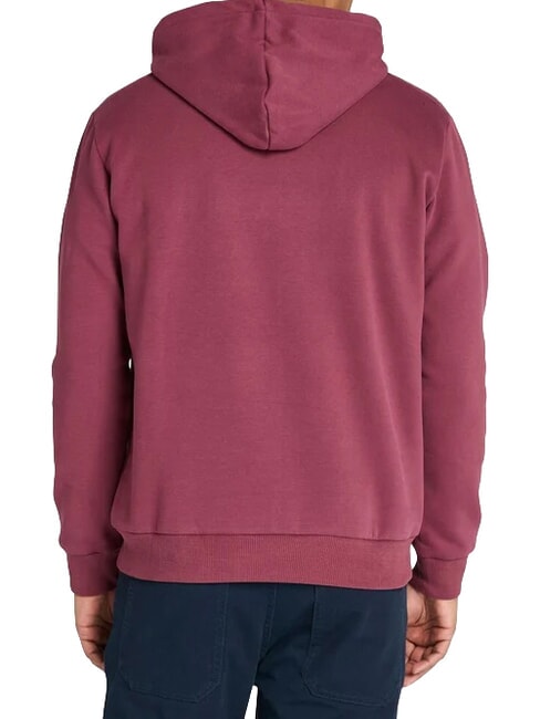EMBROIDERY TONAL Sweatshirt &agrave; capuche Bourgogne - Pulls molletonn&eacute;s