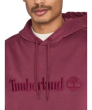 TIMBERLAND EMBROIDERY TONAL Sweatshirt &agrave; capuche Bourgogne - Pulls molletonn&eacute;s - 3