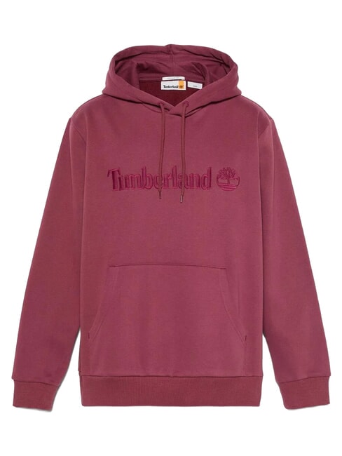 EMBROIDERY TONAL Sweatshirt &agrave; capuche Bourgogne - Pulls molletonn&eacute;s