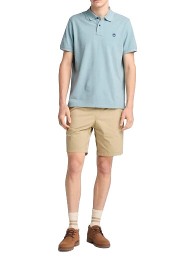 MILLERS RIVER polo en coton aube grise - chemise polo