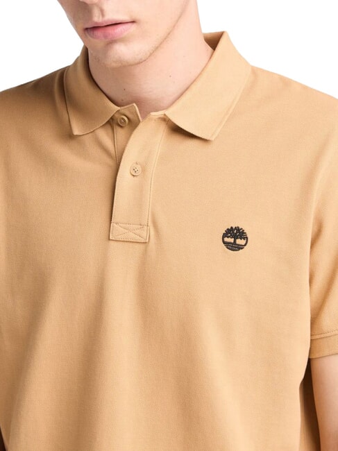 MILLERS RIVER polo en coton botte de bl&eacute; clair - chemise polo