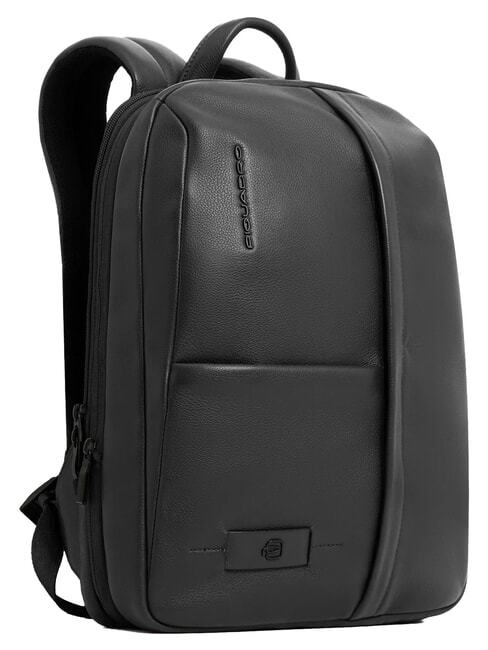 RUSSEL Sac &agrave; dos pour ordinateur portable 14 pouces, en cuir Noir - Sacs &agrave; dos pour ordinateur portable