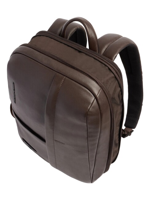 RUSSEL Sac &agrave; dos pour ordinateur portable 14 pouces, en cuir MORO - Sacs &agrave; dos pour ordinateur portable