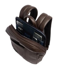 PIQUADRO RUSSEL Sac &agrave; dos pour ordinateur portable 14 pouces, en cuir MORO - Sacs &agrave; dos pour ordinateur portable - 5