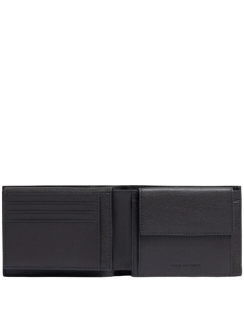 Portefeuille BLACK SQUARE, en cuir vert / marron fonc&eacute; - Portefeuilles Homme