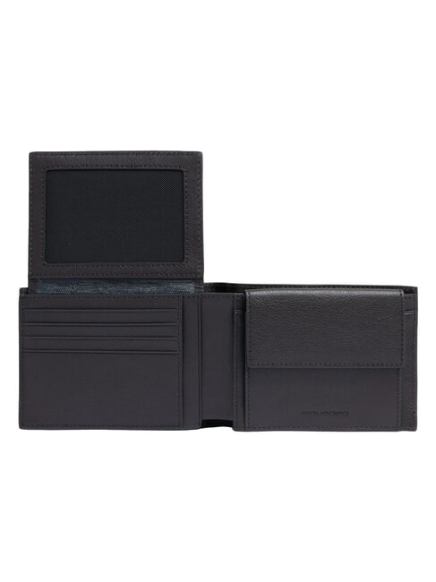 Portefeuille BLACK SQUARE, en cuir vert / marron fonc&eacute; - Portefeuilles Homme