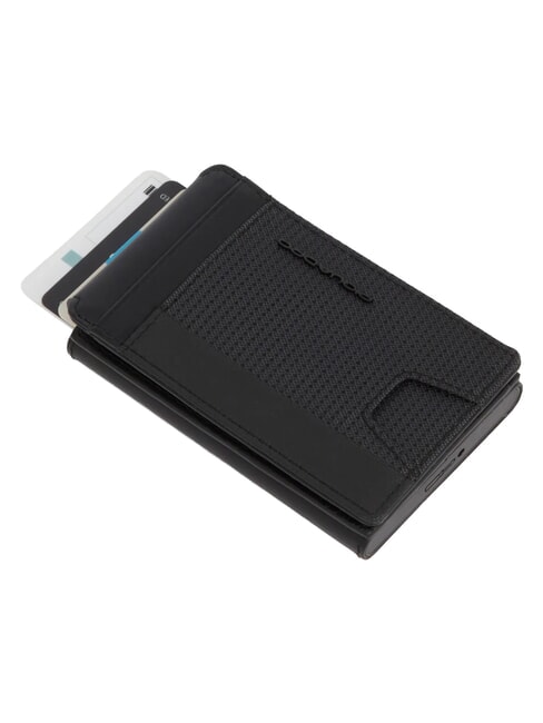 W145 D&eacute;tenteur de carte automatique Noir - Portefeuilles Homme