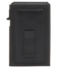 PIQUADRO W145 D&eacute;tenteur de carte automatique Noir - Portefeuilles Homme - 4