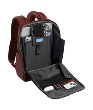 PIQUADRO BLACK SQUARE Sac &agrave; dos pour ordinateur portable 13 pouces, en cuir CUIR - Sacs &agrave; dos pour ordinateur portable - 4