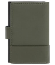PIQUADRO W145 Porte-cartes &agrave; syst&egrave;me coulissant VERT - Portefeuilles Homme - 3