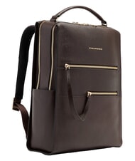 PIQUADRO PATRICIA Sac &agrave; dos en cuir pour ordinateur portable 15,6 pouces - Sacs pour Femme