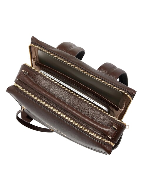 PATRICIA Sac &agrave; dos en cuir pour ordinateur portable 15,6 pouces MARRON - Sacs pour Femme