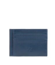 PIQUADRO W143 porte-cartes en cuir plat bleu - Portefeuilles Homme - 2