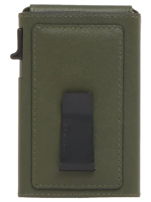 W145 D&eacute;tenteur de carte automatique VERT - Portefeuilles Homme