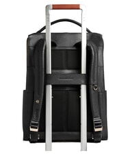 PIQUADRO PATRICIA Sac &agrave; dos en cuir pour ordinateur portable 15,6 pouces Noir - Sacs pour Femme - 3