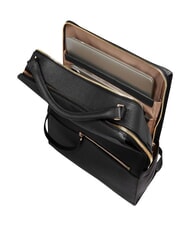 PIQUADRO PATRICIA Sac &agrave; dos en cuir pour ordinateur portable 15,6 pouces Noir - Sacs pour Femme - 5