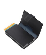 PIQUADRO W145 Porte-cartes &agrave; syst&egrave;me coulissant Noir - Portefeuilles Homme - 2